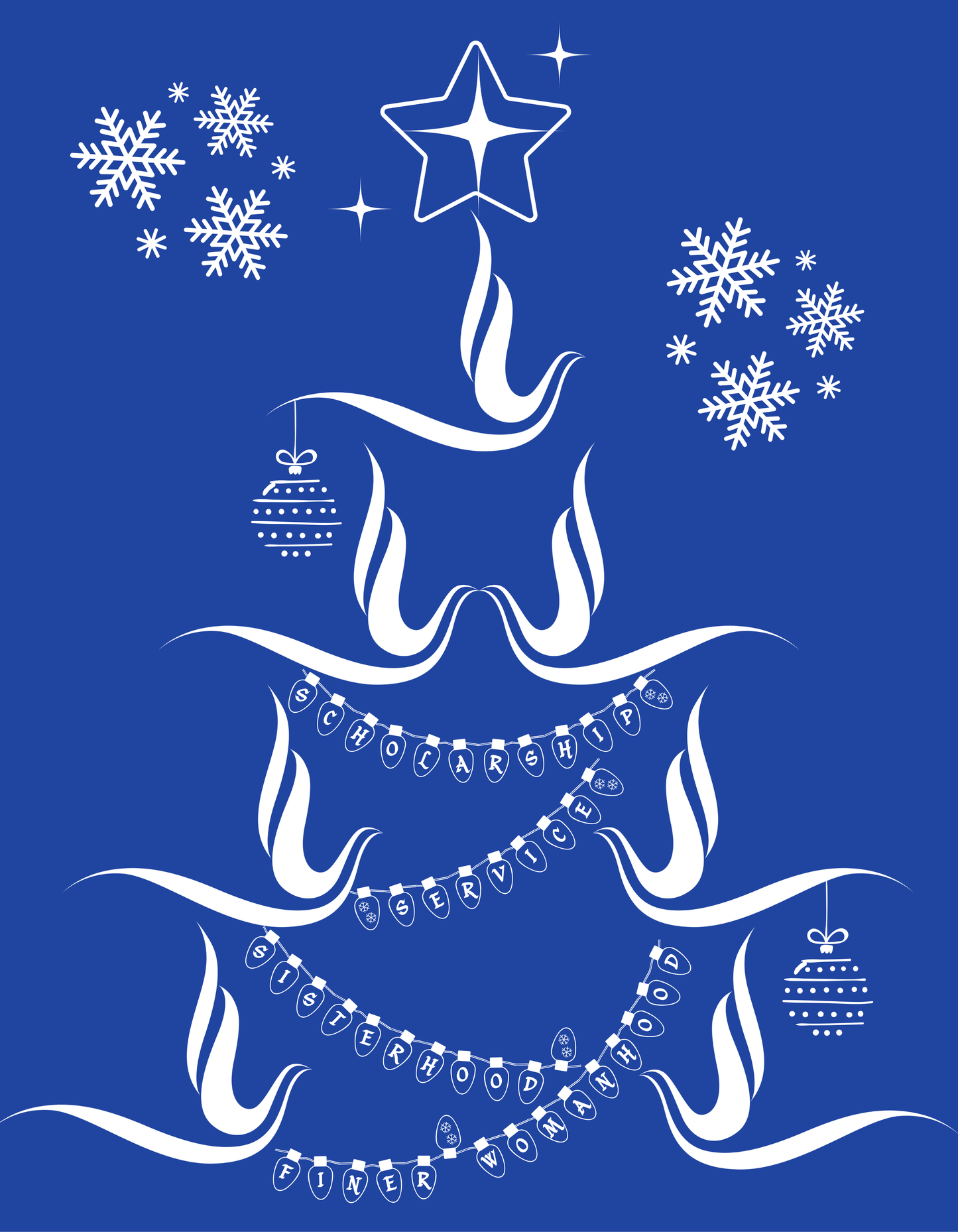 Zeta Christmas Tree with "Xmas Lights" Principles T-shirt