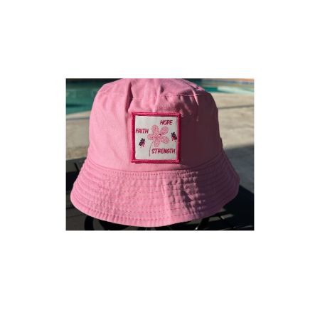 FAITH, HOPE, STRENGTH Embroidery Patch Bucket Hat