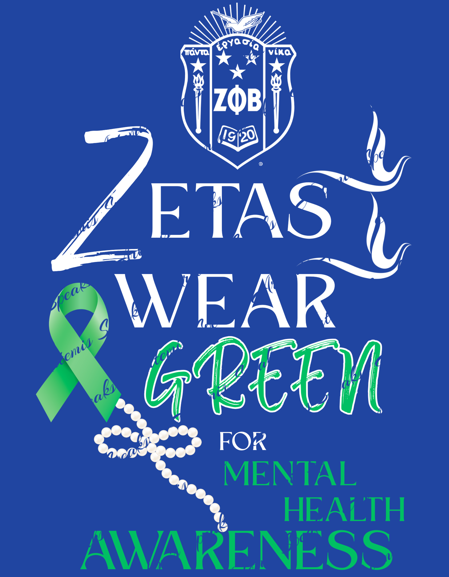 Zeta Mental Health Awareness Shirt