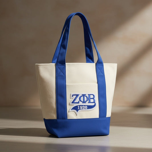 ZPB Mini Canvas Tote Bag 1920 Embroidered Merch