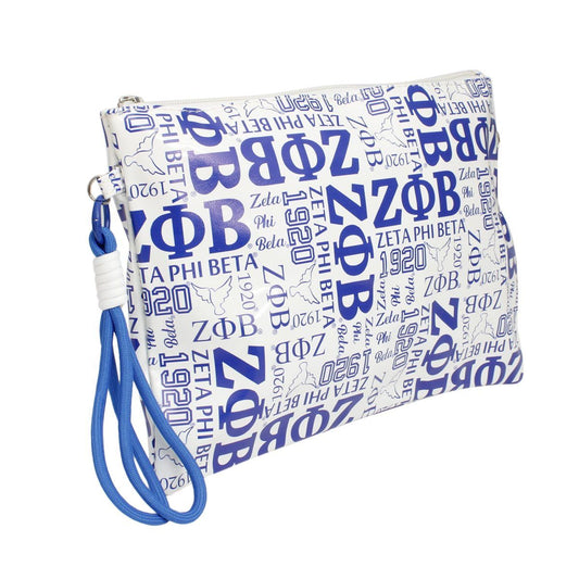 ZPB Sorority Pride Graphic Print Wristlet Pouch